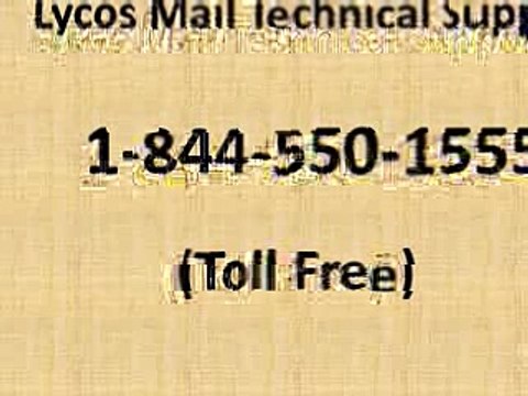 Lycos mail Tech support number(1-844-550-1555),Lycos mail customer service number, (1)