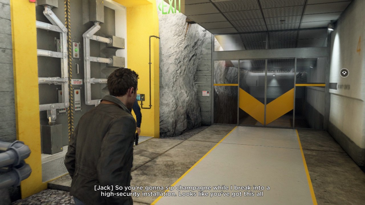 Quantum Break - Research Facility: Time Rush Melee Takedown Cutscene & Tutorial Gameplay Sequence