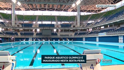 Estádio Aquático no Rio é inaugurado nesta sexta