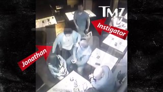 Jonathan Cheban -- Bodyguard Punches Knife-Weilding Guy ... Over Sushi