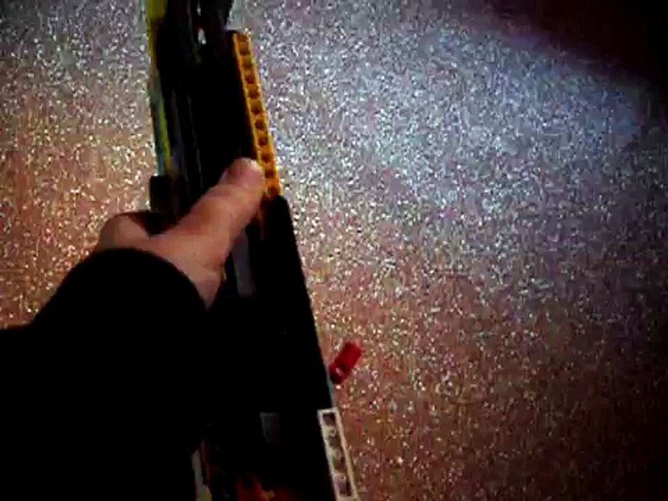 Lego Tactical blowback rifle drop test