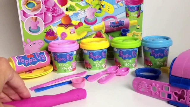Peppa Pig Mega Dough Set Play Doh Fun Factory Machine Play Dough Treats Cupcakes Toys Part 3