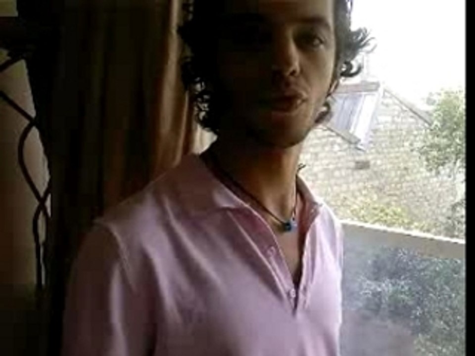 Serge et moi avec la corne de foot