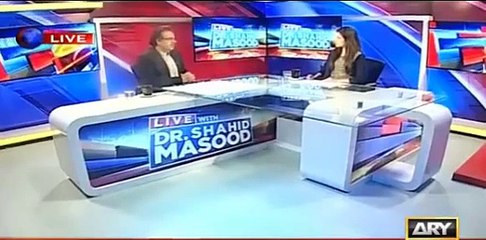 Tehmina Durrani ne tweet Shahbaz Shareef ki merzi se kia - Dr Shahid Masood
