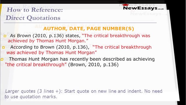 How to do harvard referencing - Harvard referencing guide from New Essays UK - Assignment Help