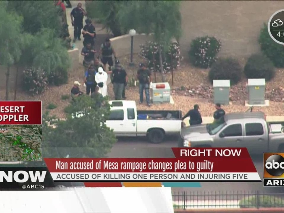 Suspect in 2015 deadly Mesa rampage pleads guilty