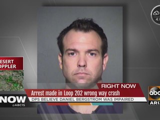 Arrest made in Loop 202 wrong way crash