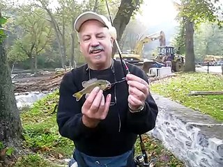 Ken Kopro fishing in The Devil's Backbone, Bonosboro MD