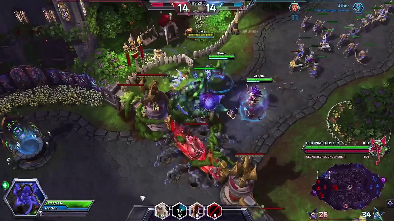 Heroes of the Storm Beta #12 - Starke Gegner - Let´s Play Heroes of the Storm - Deutsch