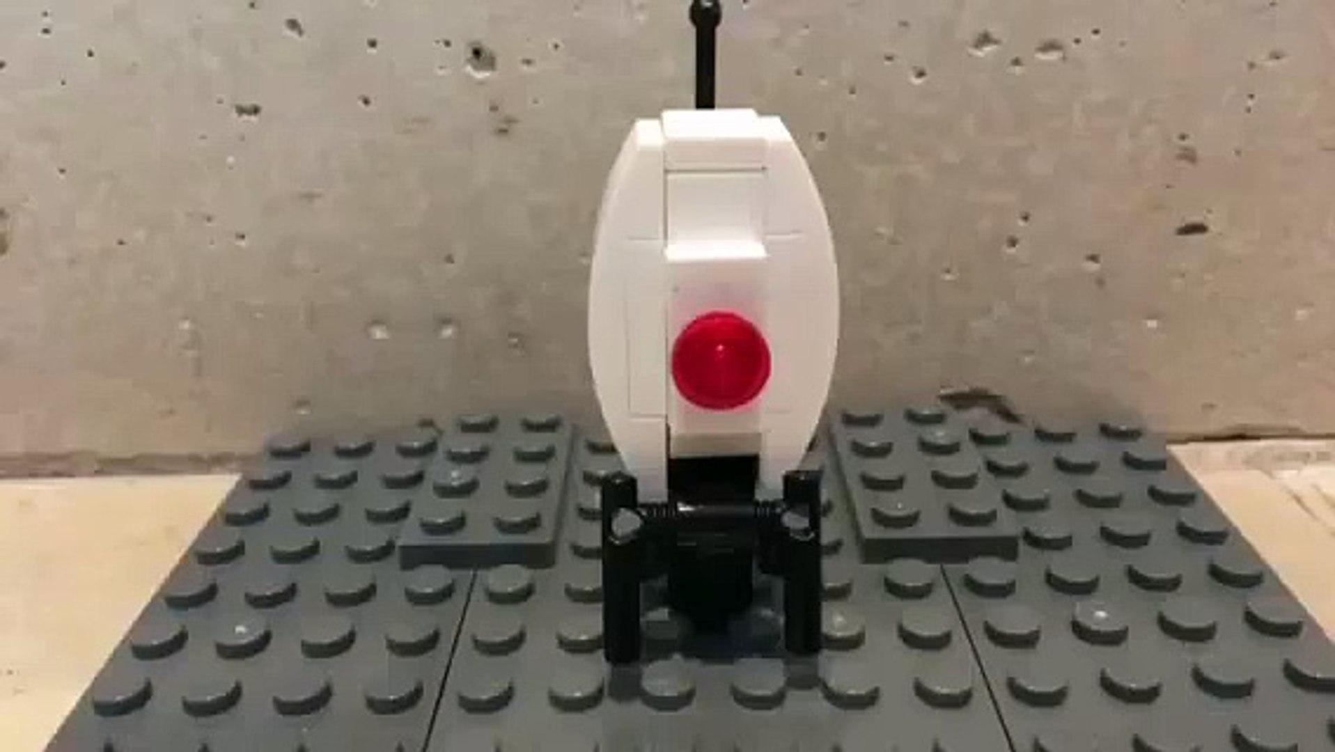 Lego Portal 2 Sentry Turret Song Stop Motion Video Dailymotion