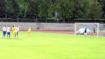 FC 07 Albstadt - Stuttgarter Kickers, Marcel Ivanusa verschiesst Elfmeter