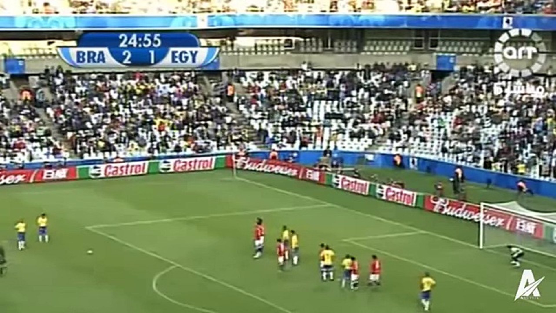 ملخص مباراة البرازيل ومصر 4 3 كأس القارات 2009 عصام الشوالي - - video  Dailymotion
