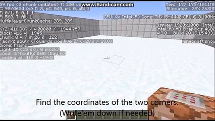 How to Make a Resettable Spleef Arena -- One Command Block