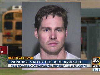School bus aide arrested, accused of public sexual indecency