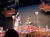 Théâtre de arts traditionnels japonais : quand l'eau sort de n'importe où