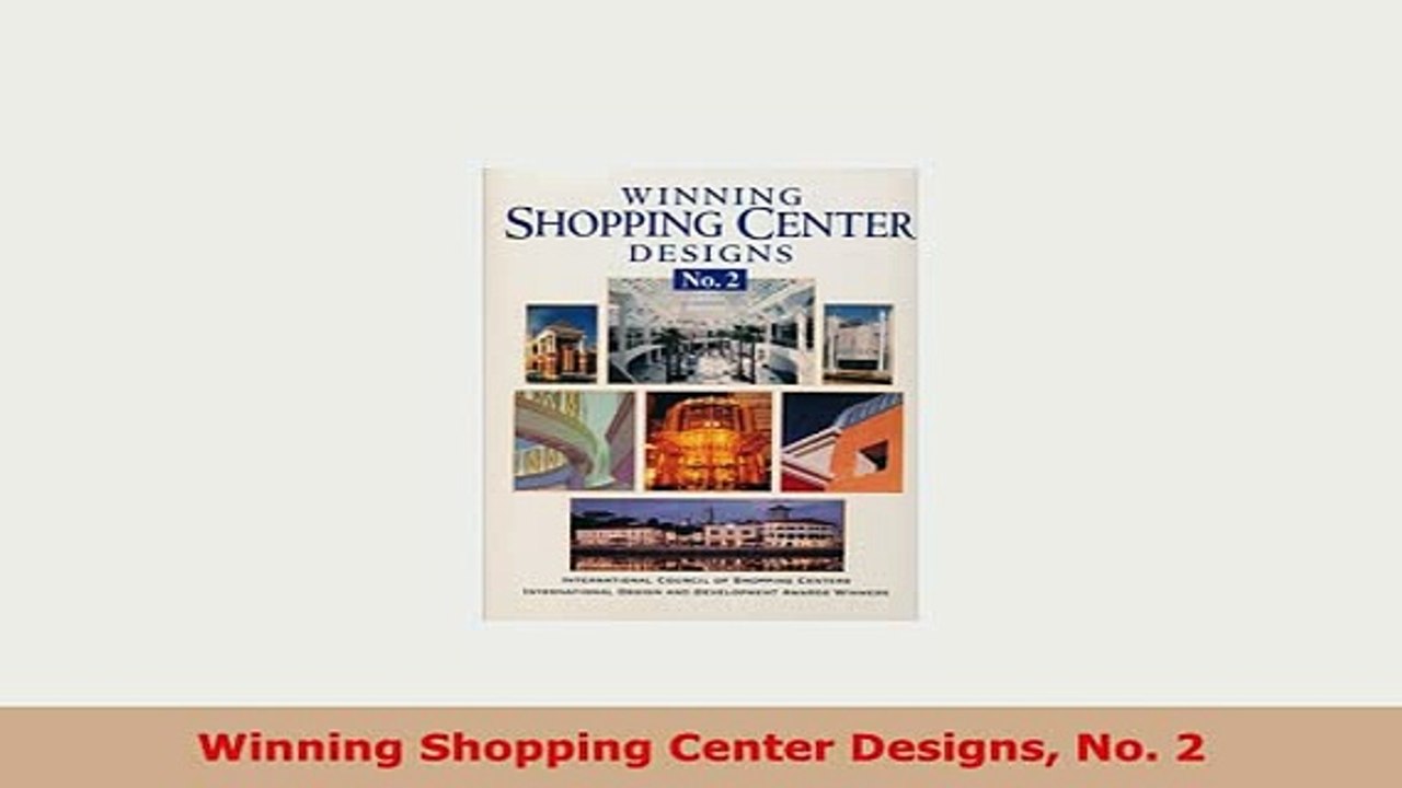 Download  Winning Shopping Center Designs No 2 PDF Full Ebook