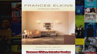 Read  Frances Elkins Interior Design  Full EBook