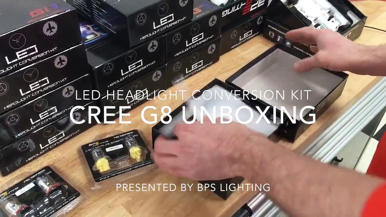 BPS Lighting G8 CREE LED Headlight Conversion Kit Installation Tutorial