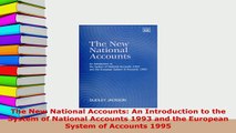PDF  The New National Accounts An Introduction to the System of National Accounts 1993 and the Download Online