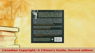 Download  Canadian Copyright A Citizens Guide Second edition  EBook