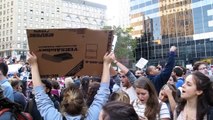 Walkout to Occupy Wall Street 5 Oct 2011