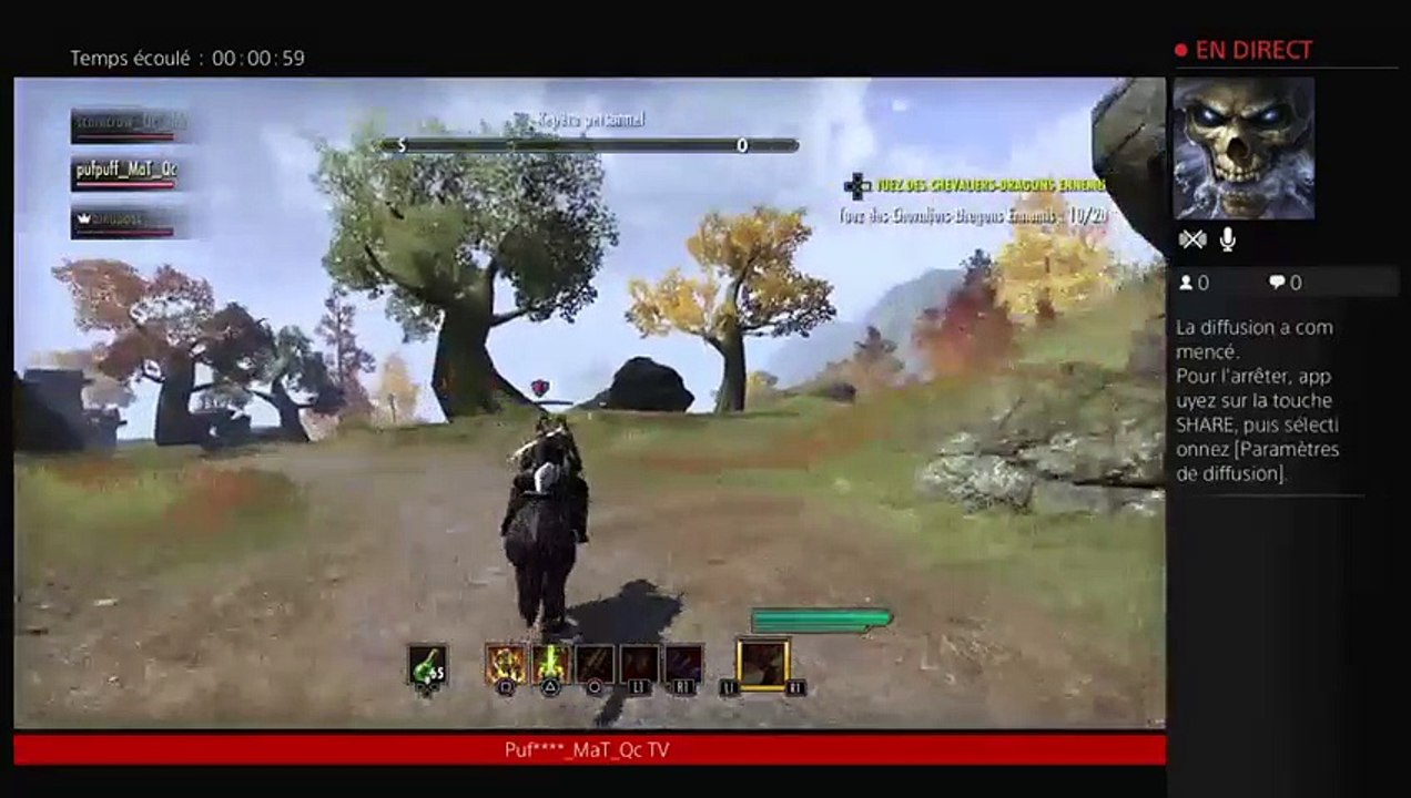Diffusion PS4 en direct de pufpuff_MaT_Qc  PvP arena