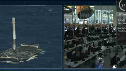 Space X logra con éxito enviar material a la EEI y hacer regresar su cohete