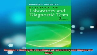 FREE PDF  Brunner  Suddarths Handbook of Laboratory and Diagnostic Tests READ ONLINE