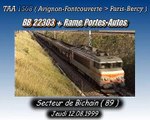 BB 22303 (SNCF)   Rame Train Autos Accompagnés