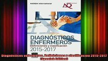 FREE PDF  Diagnósticos enfermeros Definiciones y clasificación 20152017 Spanish Edition  BOOK ONLINE