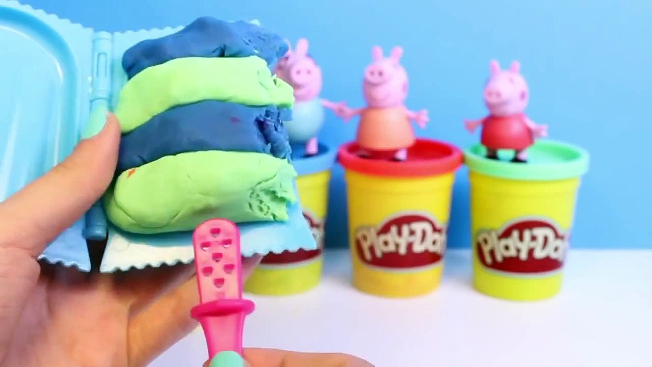 Peppa Pig Play Doh Ice Cream Playdough Popsicles Play-Doh Scoops 'n Treats Part 3