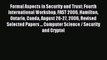 Read Formal Aspects in Security and Trust: Fourth International Workshop FAST 2006 Hamilton