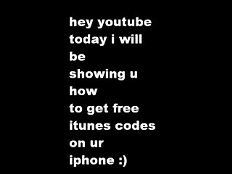 how to get free itunes codes on your iphone/ipad /ipod