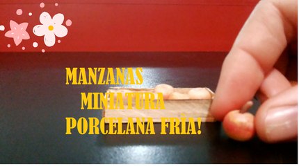 MANZANAS miniatura Apple miniature