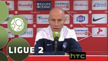 Conférence de presse Stade Brestois 29 - Havre AC (0-0) : Alex  DUPONT (BREST) - Bob BRADLEY (HAC) - 2015/2016