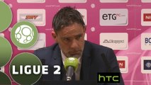 Conférence de presse Evian TG FC - Tours FC (0-0) : Romain REVELLI (EVIAN) - Marco SIMONE (TOURS) - 2015/2016