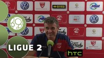 Conférence de presse Nîmes Olympique - Valenciennes FC (2-0) : Bernard BLAQUART (NIMES) - Faruk HADZIBEGIC (VAFC) - 2015/2016