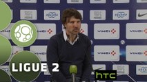 Conférence de presse Paris FC - FBBP 01 (2-0) : Jean-Luc VASSEUR (PFC) - Hervé DELLA MAGGIORE (BBP) - 2015/2016