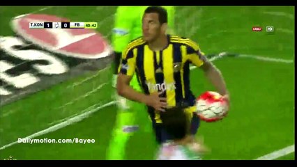 Fernandao Goal HD - Konyaspor 1-1 Fenerbahce - 09-04-2016