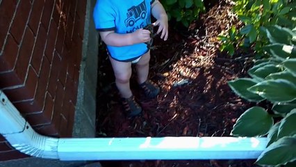 Baby boy eats frog | Babies and Food | toddletale