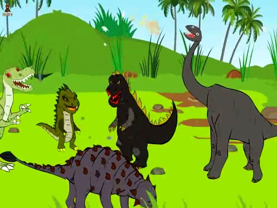 Finger Family Epic Battles Crazy Dinosaur Vs Pac Monster   Finger Family Nursery Rhymes