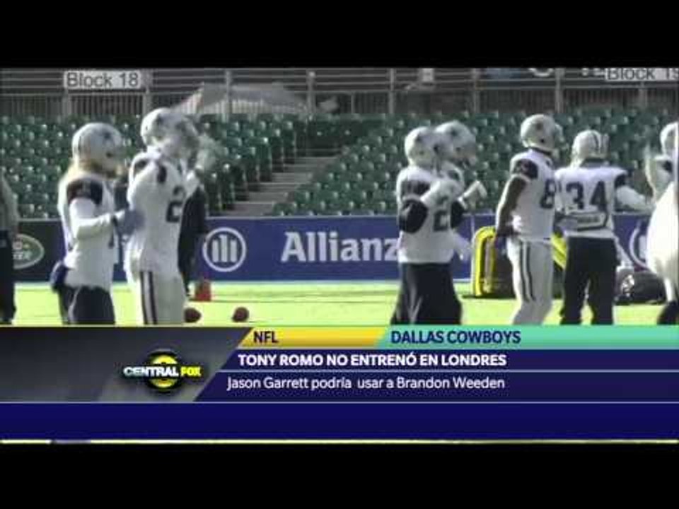 Romo no entrenó