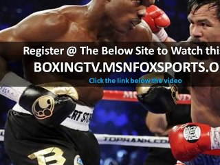 pacquiao vs bradley a que hora es - Martin vs Joshua, Pacquaio-Bradley III, Selby Hunter, Abraham-Ramirez, preview