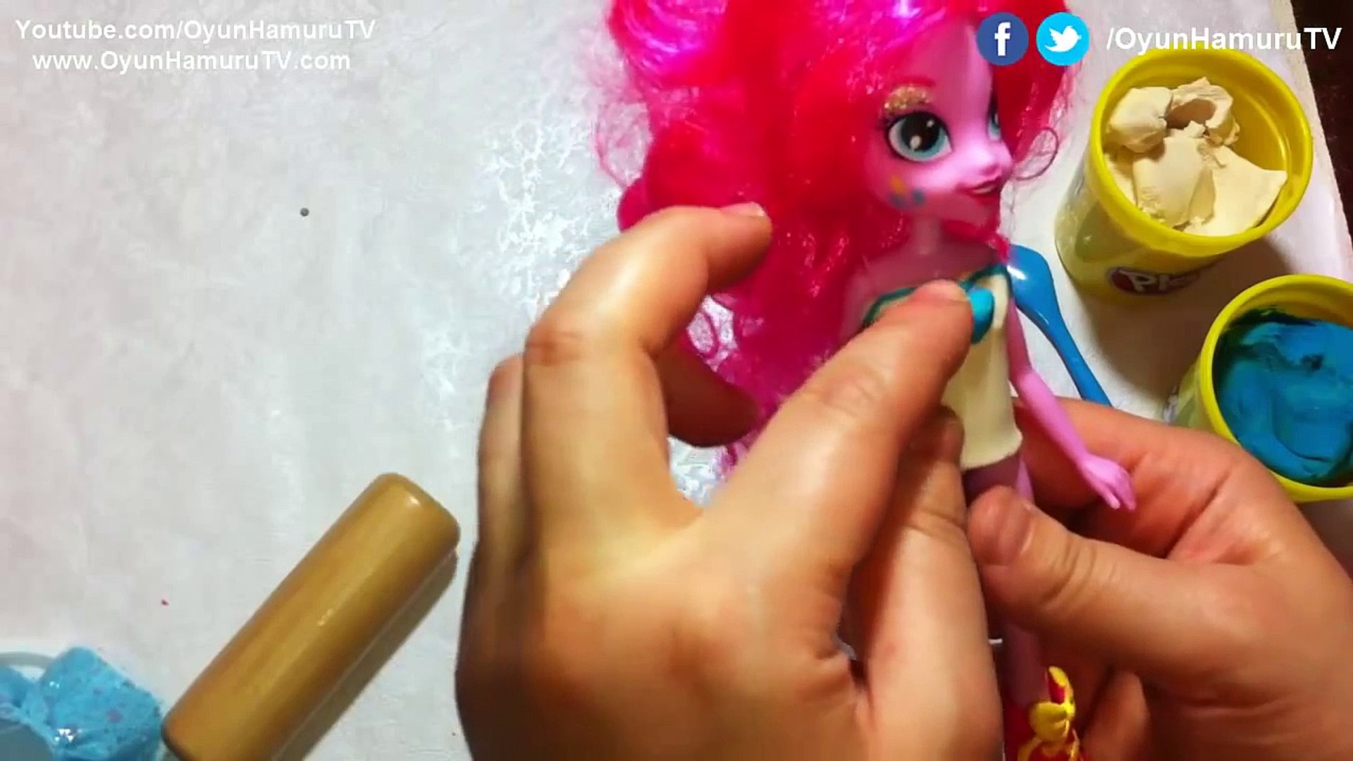 My Little Pony Oyun Hamuru Oyuncak Bebek Orjinal Kiyafet Yapimi Play Doh Dress Up Dailymotion Video