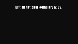 Download British National Formulary (v. 39) Free Books