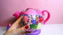 Minnie Mouse Tea Time Set Surprise Eggs Peppa Pig Minnie Mickey Spider-Man Huevos Sorpresa Part 1