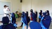 Physical Fitness, Karate & self defense training to girls at Hidayah Islamic International School.