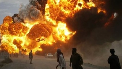 2 Ton Bomba Yüklü Aracın Patlama Ânı