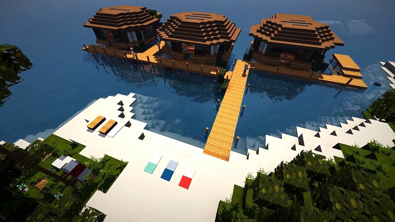 Minecraft ideas #1 Minecraft Tropical Resort