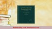 PDF  Admiralty and Maritime Law Free Books